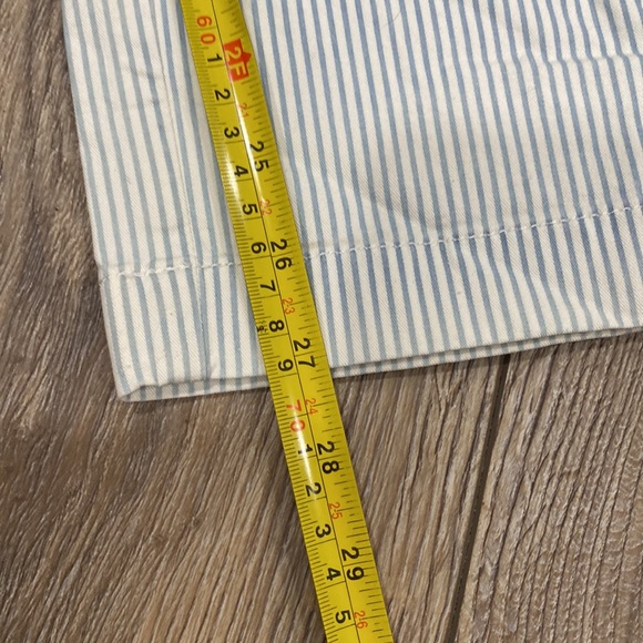 NWOT GAP Blue White Striped Cropped Pants Sz 8 - Picture 16 of 16